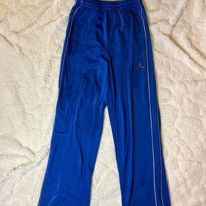 JORDAN boys size M cobalt blue TRACK PANTS